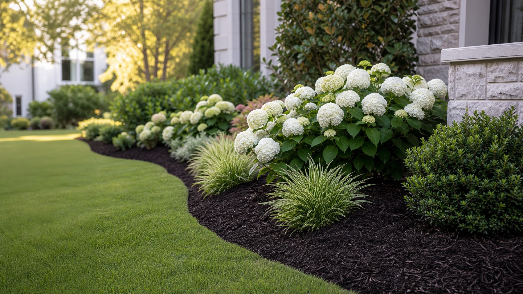 Mulch, Planting & Bed Edging service example